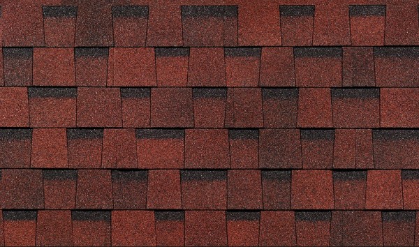 Ламинированная черепиц Docke, DRAGON EUROPA,КРАСНЫЙ купить в Сухом Логу