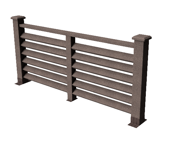 Ограждения декоративное ДПК GRINDERDECO Босфор венге купить в Сухом Логу