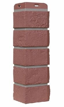 Угол Grand Line состаренный кирпич Элит корица (махагон), ШОВ темно-бежевый купить в Сухом Логу