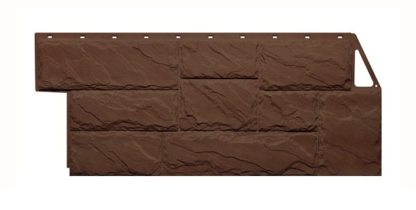 Фасайдинг Серия «Камень крупный» Коричневый купить в Сухом Логу