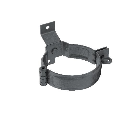 Водосток Aquasistem, Система 125/90 - Декоративный хомут трубы под дерево с комплектом крепления RR 23 Маренго matt купить в Сухом Логу