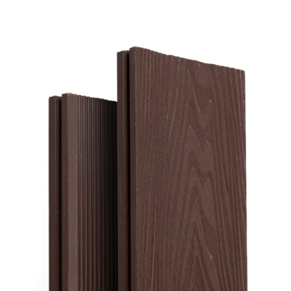 Террасная доска Ecodecking Экстра 3D полнотелая Венге купить в Сухом Логу