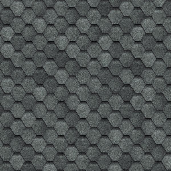 Гибкая черепица Shinglas, серия Финская,коллекция Соната – Серый купить в Сухом Логу