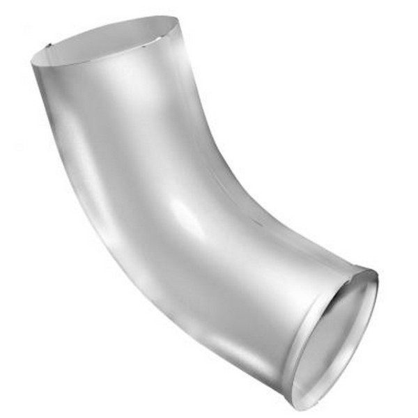 Водосток Grand Line 150x100 – Колено сливное RAL 9003 купить в Сухом Логу