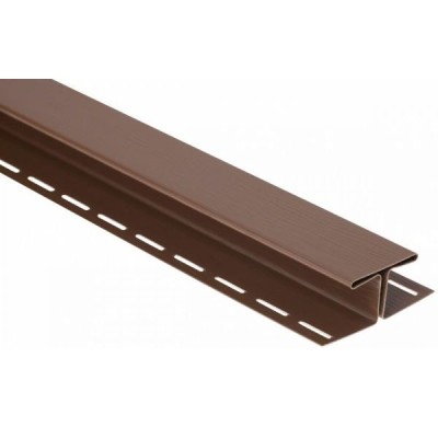 Н-профиль Люкс Крашенный, T-18, ВН, Тёмный Орех