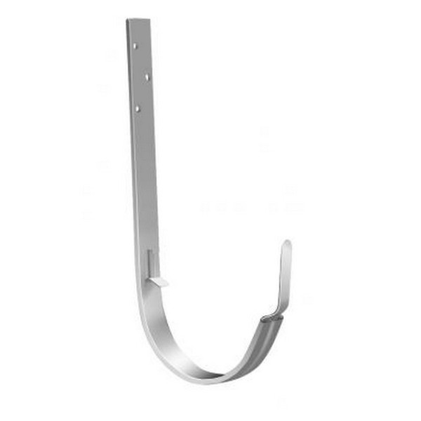 Водосток Grand Line 150x100 – Кронштейн длинный RAL 9003 купить в Сухом Логу