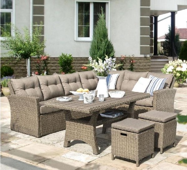 Комплект мебели AFINA плетеной из иск. ротанга AFM-307B Beige купить в Сухом Логу