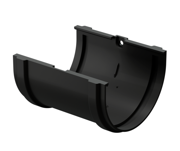 Соединитель желоба Docke Premium ПВХ - Карбон купить в Сухом Логу