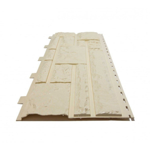 Фасадная панель Доломит, Стандарт, Слоновая кость купить в Сухом Логу