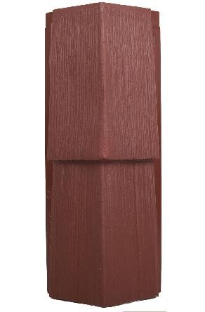 Угол T-Сайдинг-Щепа пихта ЭКО-1 Браун купить в Сухом Логу