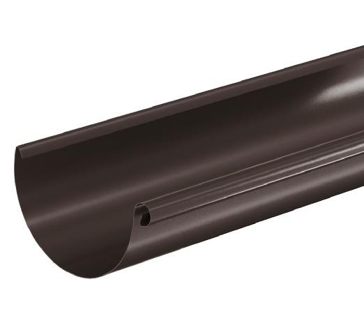 Водосток Aquasistem, система 125x90 - Водосточный желоб 3.00м RR 32 Тёмно Коричневый купить в Сухом Логу