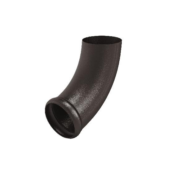 Водосток Aquasistem, Система 150/100 - Отвод трубы декорированный RR 32 Тёмно-коричневый matt купить в Сухом Логу