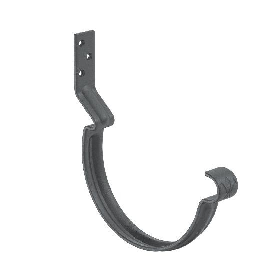 Водосток Aquasistem, Система 125/90 - Крюк крепления желоба короткий RR 23 Маренго matt купить в Сухом Логу