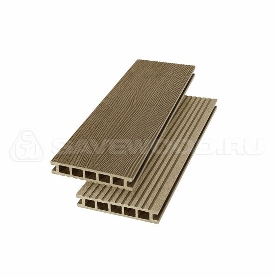 Террасная доска из ДПК SW Ornus радиальный распил тик купить в Сухом Логу