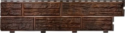 Формованный Сайдинг Альта-профиль Сланцевая Порода коричневый купить в Сухом Логу