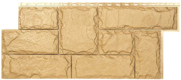 Фасадная панель T-Сайдинг-МАРСЕЛЬ ЭКО-1 Амбер купить в Сухом Логу