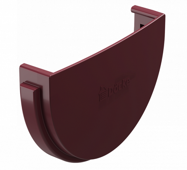 Заглушка желоба ПВХ Docke STANDART красный купить в Сухом Логу