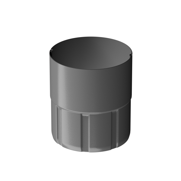 Муфта соединительная для водостока Döcke STAL PREMIUM, Графит купить в Сухом Логу