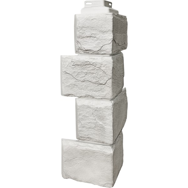 Угол наружный FineBer – “Камень природный” Жемчужный купить в Сухом Логу