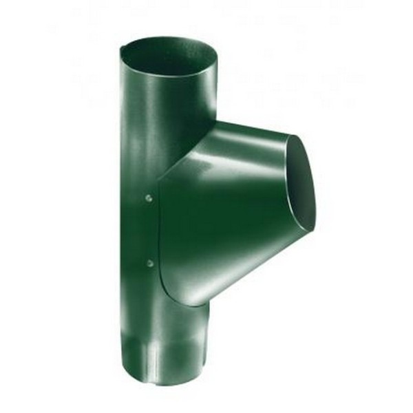 Водосток Grand Line 125x90 – Тройник RAL 6005 купить в Сухом Логу