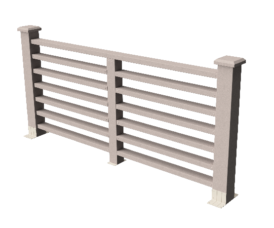 Ограждения декоративное ДПК GRINDERDECO Марсело выбеленый дуб купить в Сухом Логу