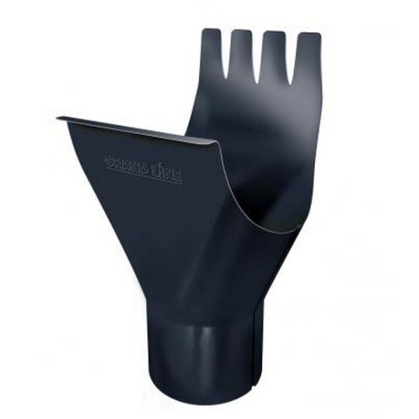 Водосток Grand Line 150x100 – Воронка желоба RAL 7024 купить в Сухом Логу