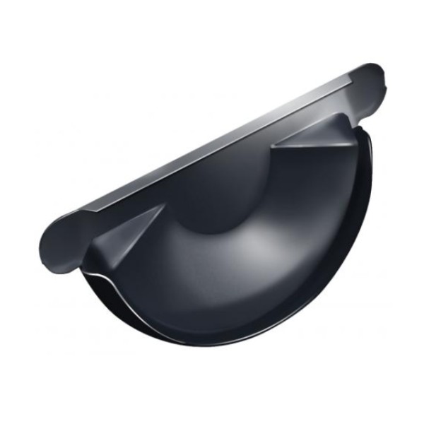 Водосток Grand Line 150x100 – Заглушка желоба RAL 7024 купить в Сухом Логу