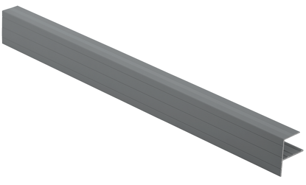 F-профиль Grinder закрывающий серый купить в Сухом Логу