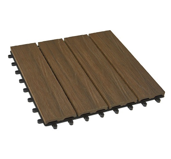 Садовый паркет дпк CM Garden Modern, 300х300 мм, PATINA BROWN (Патина коричневый) купить в Сухом Логу