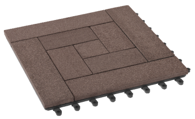 Модульный паркет ДПК GRINDERDECO Люкс 10 Шоколад