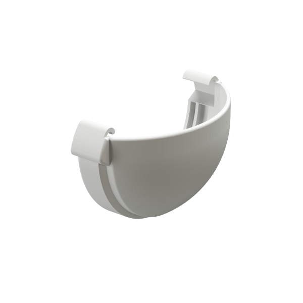 Заглушка желоба Docke Lux ПВХ Пломбир купить в Сухом Логу