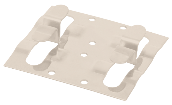 Кляймер рядный Grinder для монтажа наличника белый купить в Сухом Логу