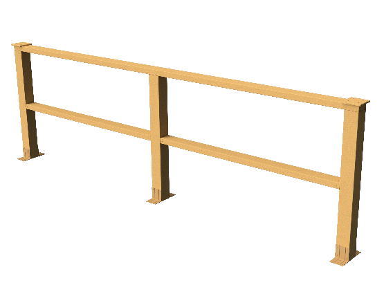 Ограждения декоративное ДПК GRINDERDECO Ковбойская изгородь песчаник купить в Сухом Логу