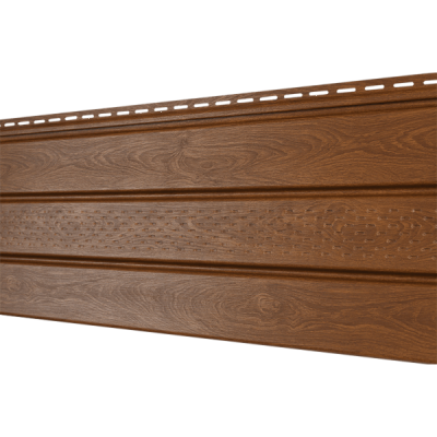 Софит Ю-Пласт, перфорация по центру Дуб Золотой