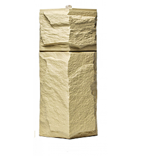 Угол T-Сайдинг-Гранит Леон Желтый купить в Сухом Логу