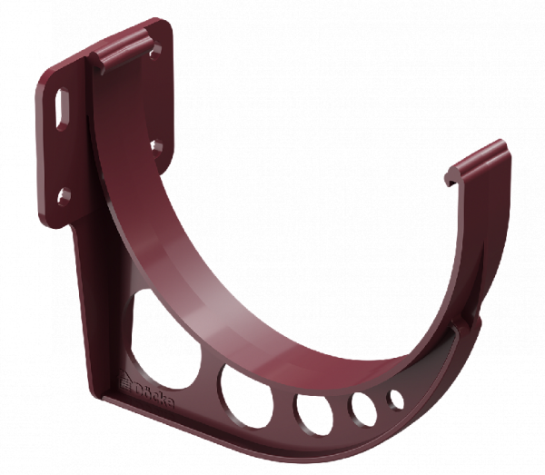 Кронштейн желоба ПВХ Docke STANDART красный купить в Сухом Логу