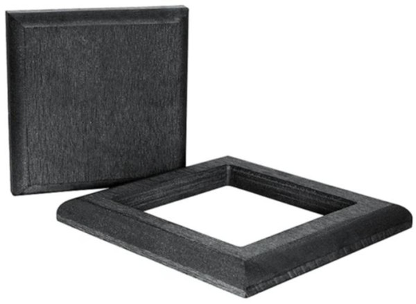 Комплект крышка и юбка ДПК для столба Polivan SINGARAJA черный купить в Сухом Логу