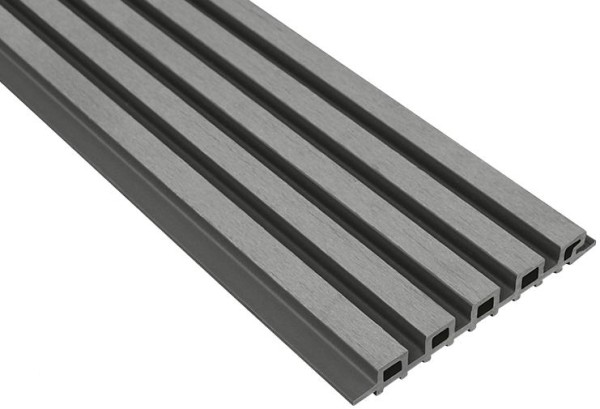 Панель универсальная ДПК Outdoor 3D шлифованная серая купить в Сухом Логу