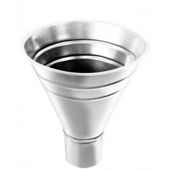 Водосток Grand Line 125x90 – Воронка водосборная RAL 9003 купить в Сухом Логу