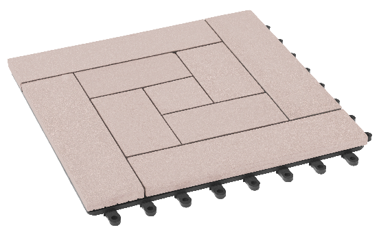 Модульный паркет ДПК GRINDERDECO Люкс 10 Выбеленный дуб купить в Сухом Логу