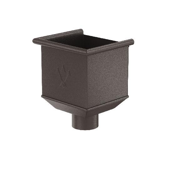 Водосток Aquasistem, Система 125x90 - Водосборная воронка RR 32 Тёмно-коричневый matt купить в Сухом Логу