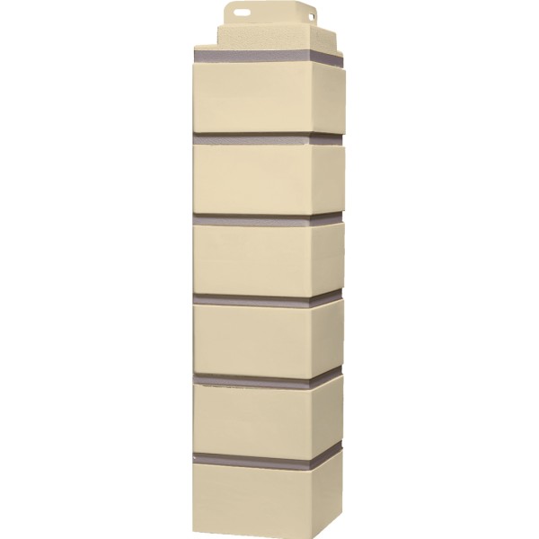 Угол наружный Fineber «Кирпич клинкерный» Желтый купить в Сухом Логу