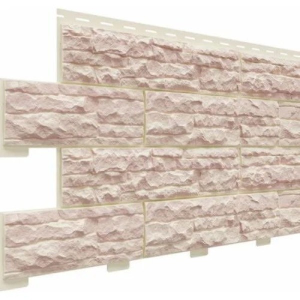 Фасадная панель Доломит Скалистый риф Люкс Жемчуг купить в Сухом Логу