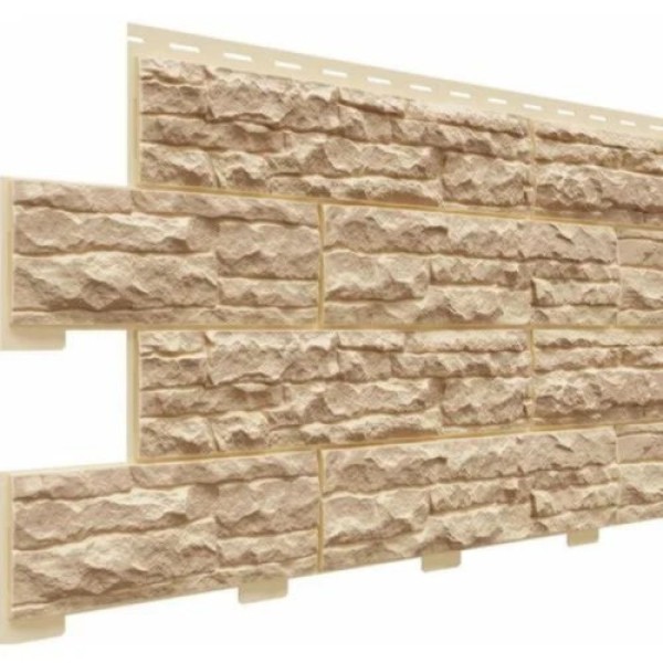 Фасадная панель Доломит Скалистый риф Люкс Карамель купить в Сухом Логу