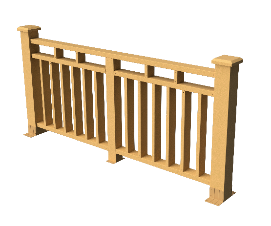 Ограждения декоративное ДПК GRINDERDECO Европа песчаник купить в Сухом Логу