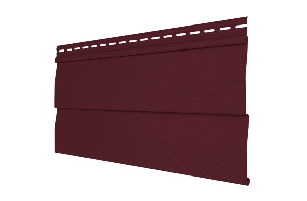 Акриловый сайдинг Tecos – корабельный брус, бургунд купить в Сухом Логу