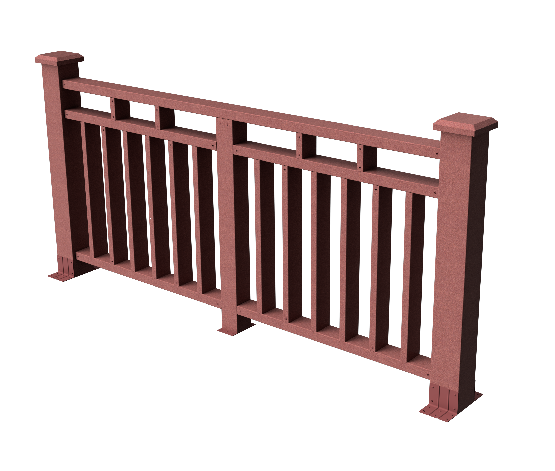 Ограждения декоративное ДПК GRINDERDECO Европа мербау купить в Сухом Логу