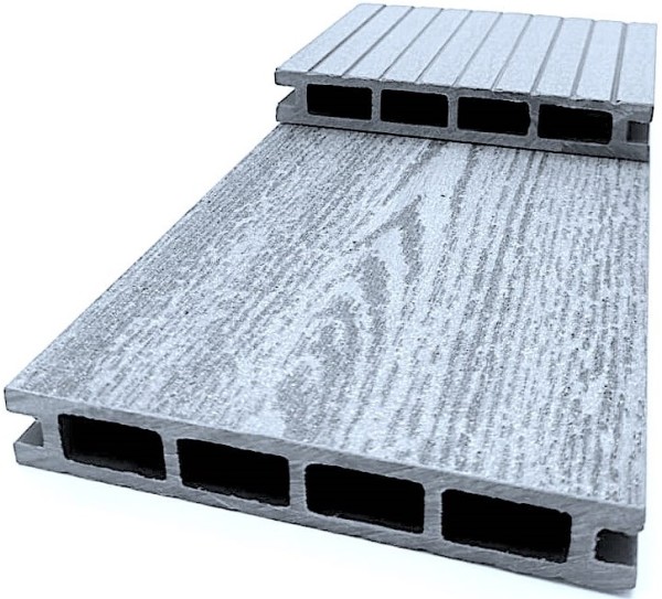 Доска Террасная NanoWood «Эко Классик» Серый купить в Сухом Логу