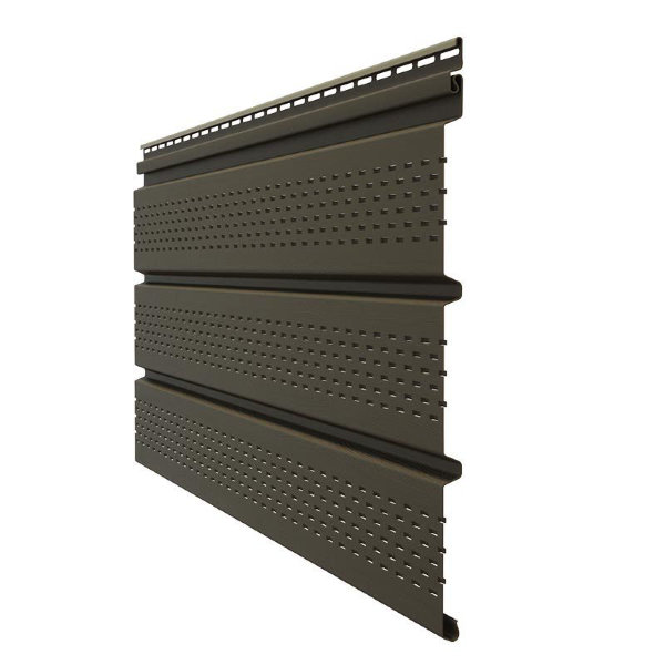 Софит перфорированный коричневый купить в Сухом Логу