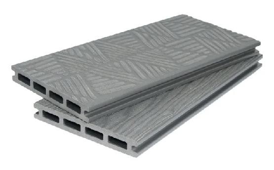 Террасная доска ДПК POLIVAN GROUP 3D+3D NEW пустотелая двухсторонняя DENPASAR Серый купить в Сухом Логу